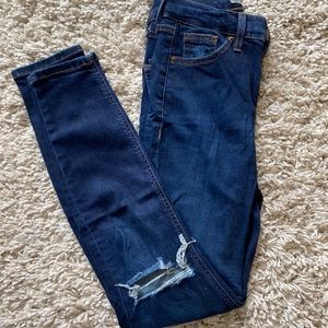 Blue Topshop Jamie Jeans